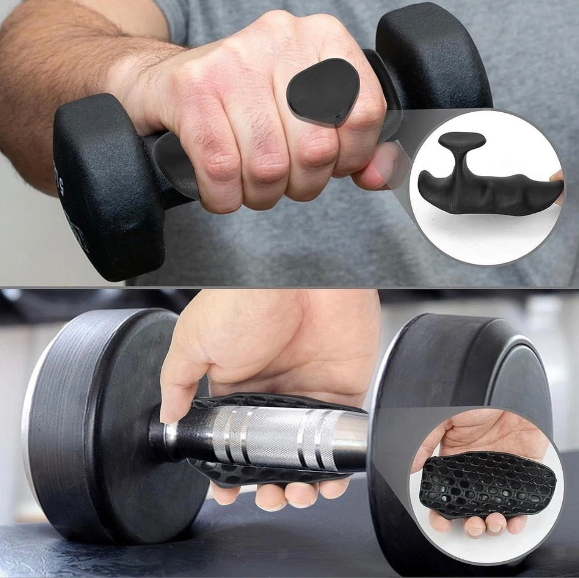 Iron lock hand grips